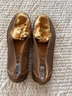 Myra Bag -Cowhide Slip On Shoes